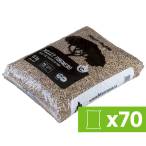 70 Sacos de pellet 15 Kg PIÑONERO